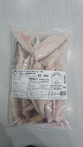 MARSHALL'S BANGAMARY FILLET BULK 5 LB